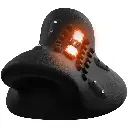 Porodo Lifestyle Tri-Mode Heated Cervical Pillow Massager with Wave Heat & Vibration - Black.webp