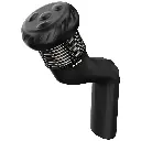 Porodo Lifestyle 4-Head Rotating Muscle Relief Massager - Black3.webp