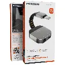 Porodo 2-In-1 Adapter Lightning To 3.5mm Aux Audio + Charging - Grey3.webp