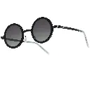 Porodo Lifestyle Geneva Round Frame Sunglasses - Black5.webp