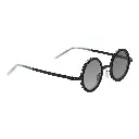 Porodo Lifestyle Geneva Round Frame Sunglasses - Black4.webp