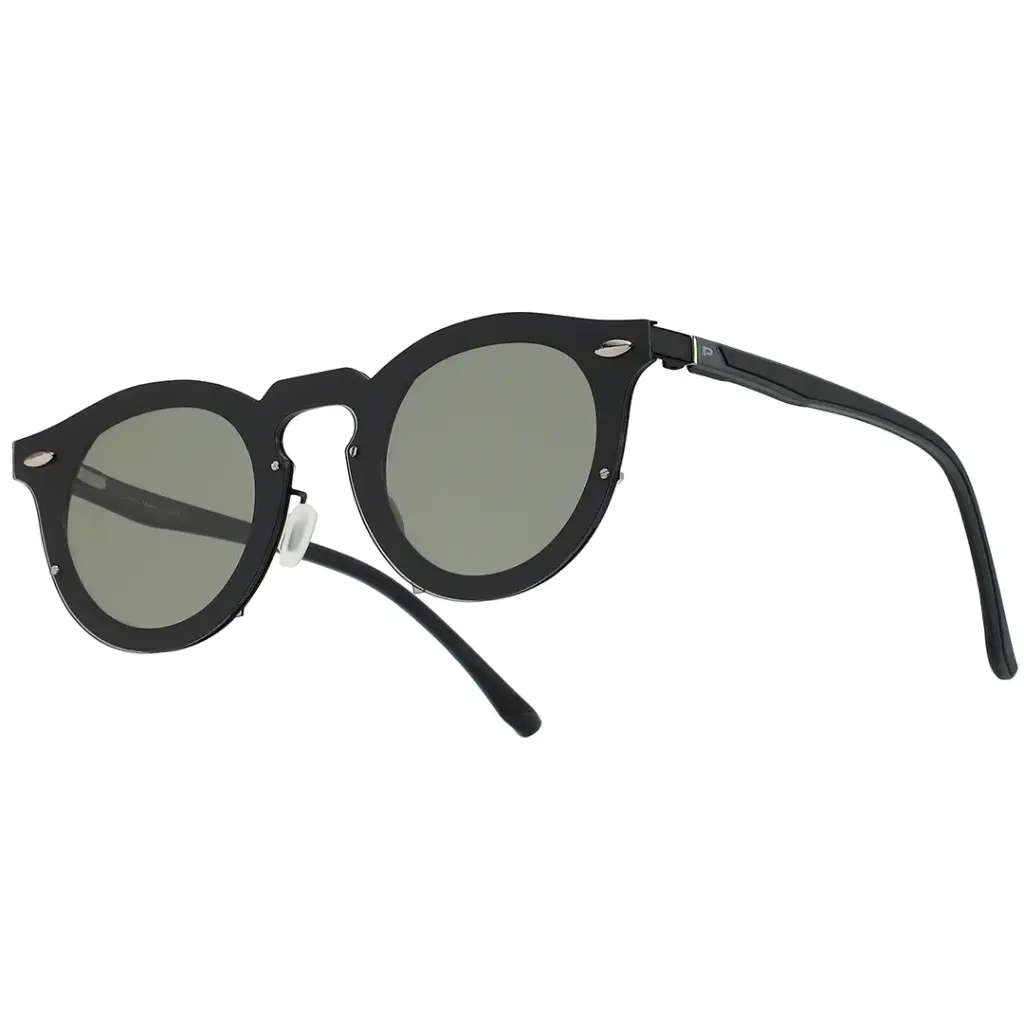 Porodo Lifestyle Dale Round Frame Sunglasses - Black5.webp
