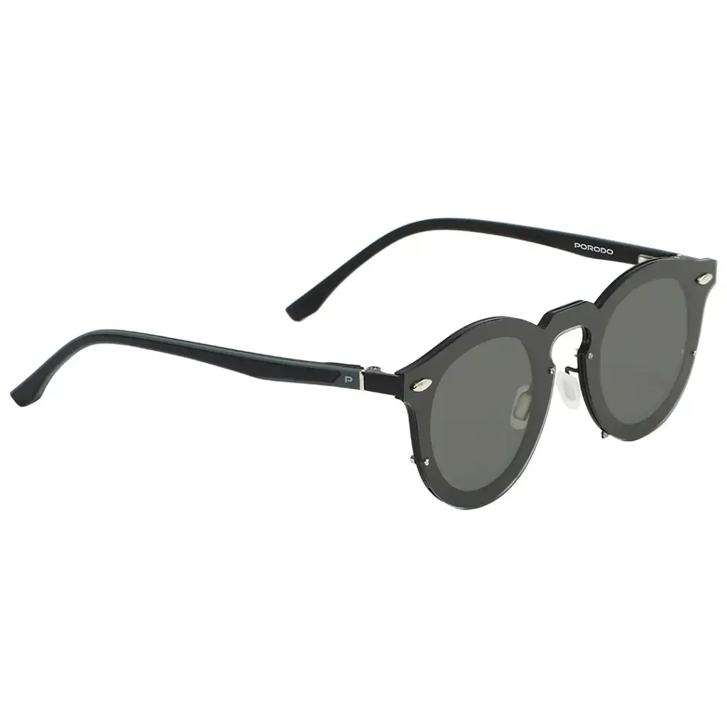 Porodo Lifestyle Dale Round Frame Sunglasses - Black4.webp