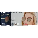 Porodo Lifestyle Riviera Round Frame Sunglasses - Gold.webp