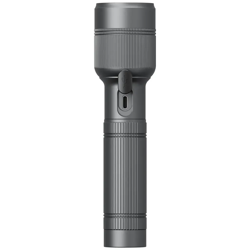 Porodo Lifestyle Lumalite 2500 Rechargeable Flashlight - Grey4.webp