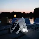 Porodo Lifestyle Sunlite Solar-Powered Rechargeable Outdoor LED Light - Grey7.webp