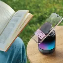 Porodo SyncGlow Speaker & Phone Holder with Rhythmic Lights4.webp