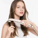 Porodo Dual-Mode Hair Straightening Brush with Detachable Comb - Pink6.webp