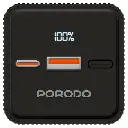 Porodo Lumera 10000mAh Power Bank with Built-In Flashlight - Black6.webp