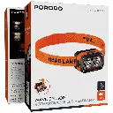Porodo Wave-Sensor Rechargeable LED Headlamp - Orange5.webp