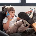 Porodo Kids Dual LCD Walkie Talkies with Flashlight & Keypad Child Lock6.webp