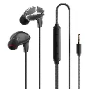 Porodo Soundtec Stereo Bass 3.5mm Wired Earphones - Black.webp
