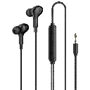 Porodo Soundtec Stereo Bass 3.5mm Wired Earphones - Black2.webp