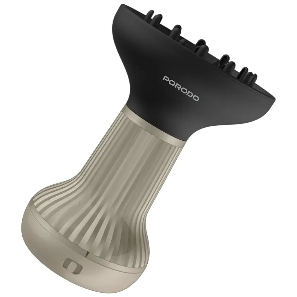 Porodo Portable High-Speed Hair Diffuser and Dryer for Curly Hair - Black & Gold3.webp