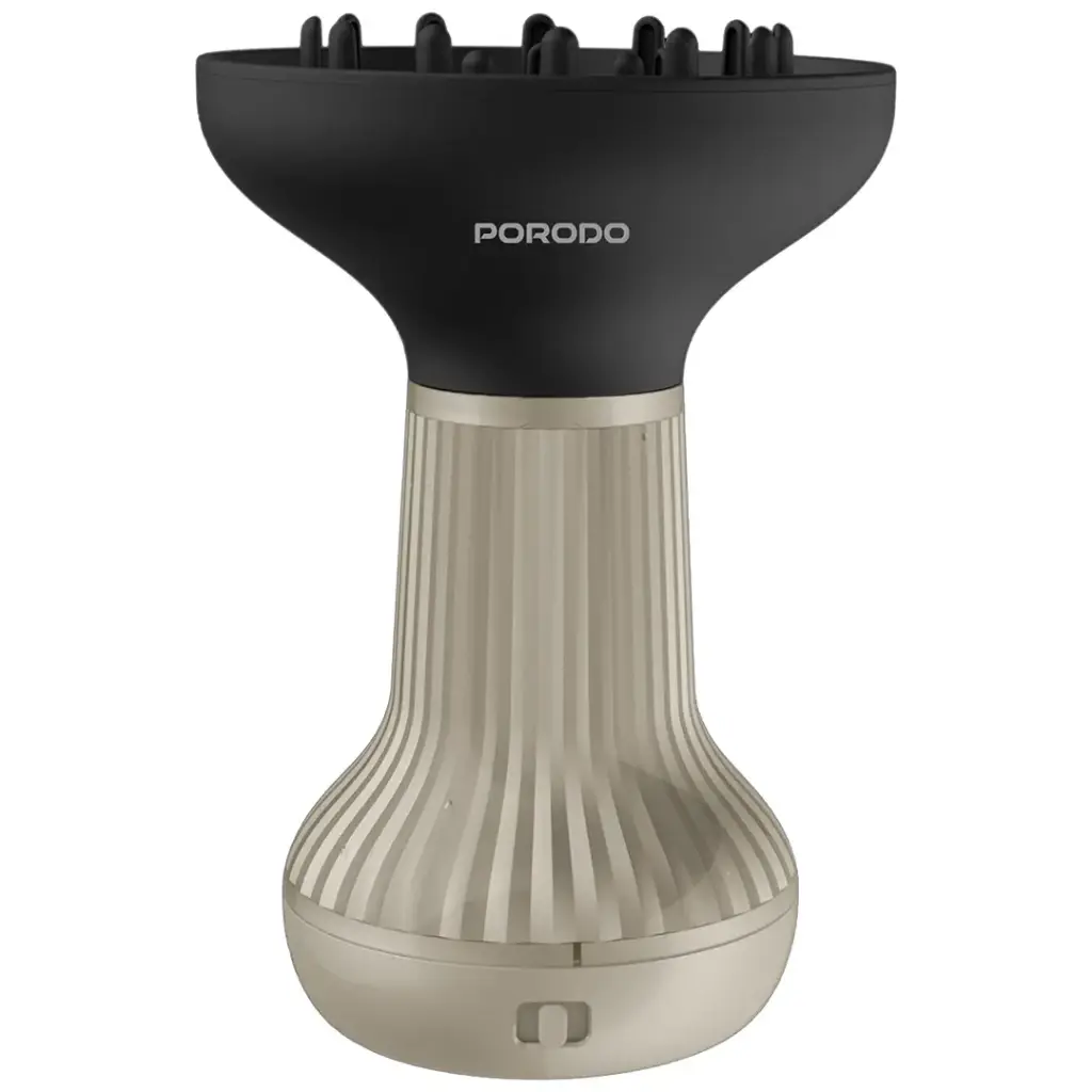 Porodo Portable High-Speed Hair Diffuser and Dryer for Curly Hair - Black & Gold5.webp