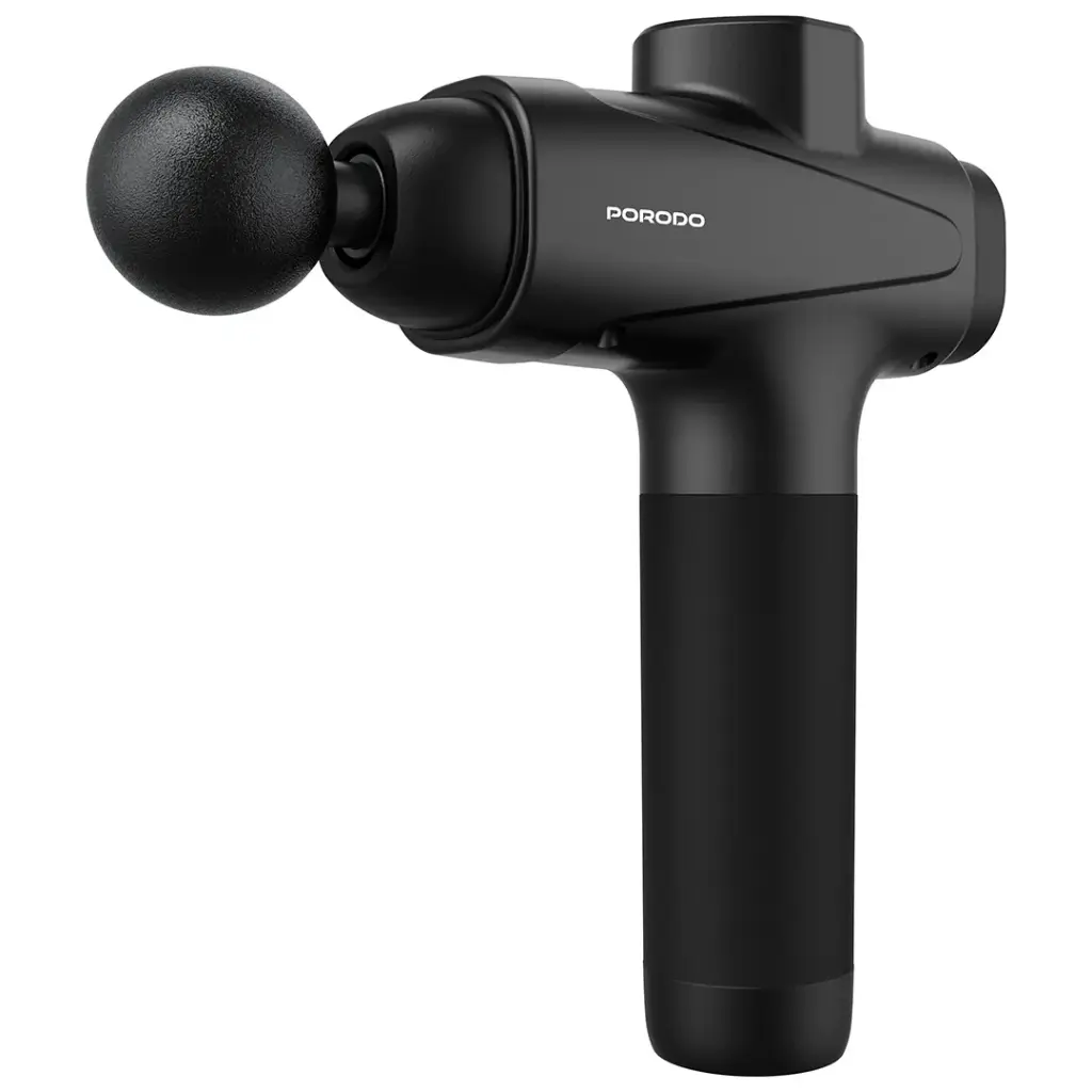 Porodo Lifestyle Multi-Head Deep Massage Gun - Black3.webp