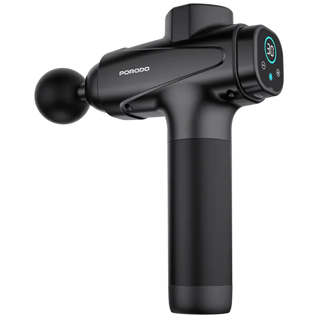 Porodo Lifestyle Multi-Head Deep Massage Gun - Black9.webp