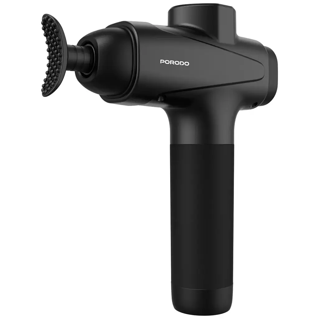 Porodo Lifestyle Multi-Head Deep Massage Gun - Black5.webp