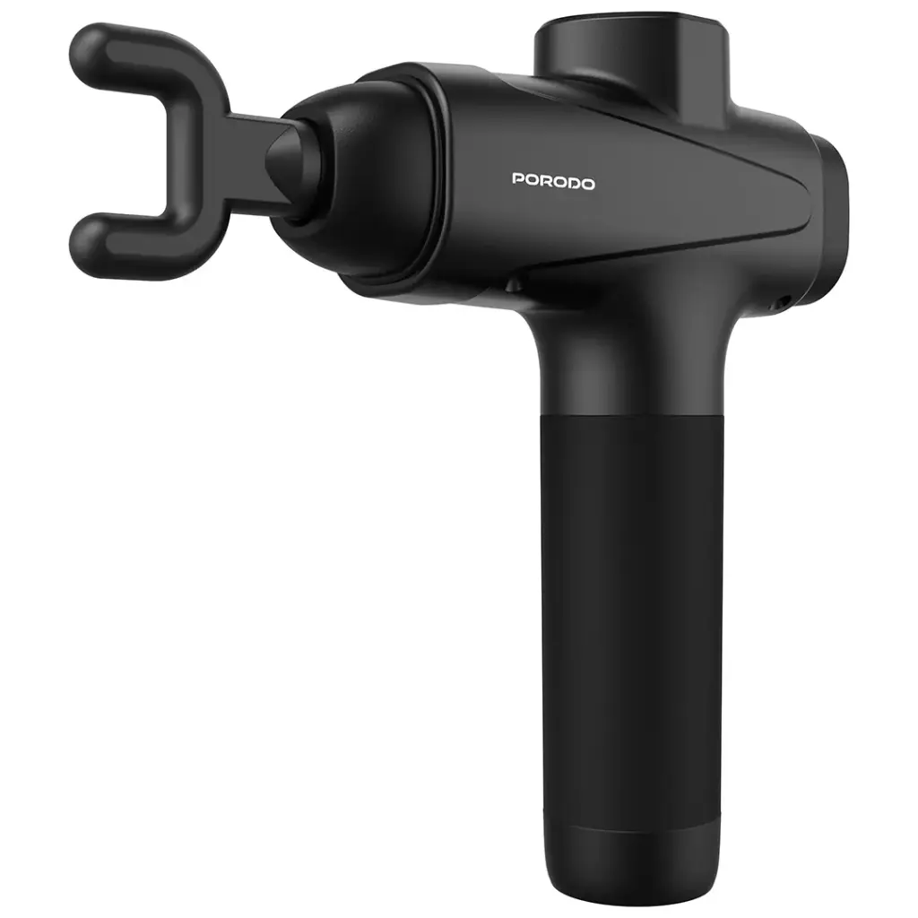 Porodo Lifestyle Multi-Head Deep Massage Gun - Black7.webp