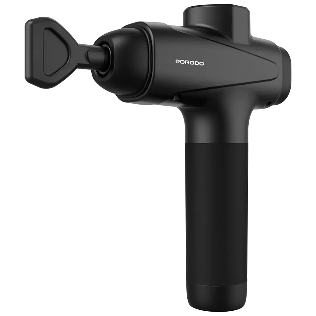 Porodo Lifestyle Multi-Head Deep Massage Gun - Black4.webp