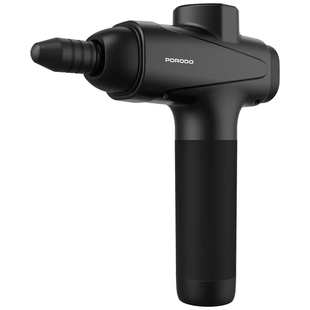 Porodo Lifestyle Multi-Head Deep Massage Gun - Black6.webp