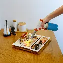 Porodo Lifestyle Dual-Mode Butane Gas Torch with Piezo Ignition - Cream White-Orange.webp