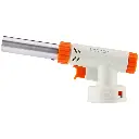 Porodo Lifestyle Dual-Mode Butane Gas Torch with Piezo Ignition - Cream White-Orange2.webp