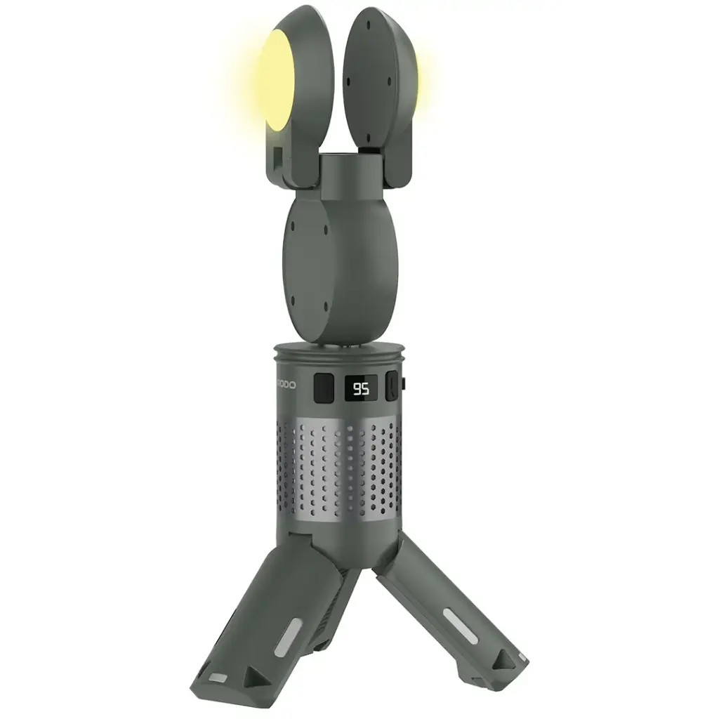 Porodo Lifestyle Foldable Lantern LED Camping Light with Tripod Base & RGB Lighting - Green8.webp