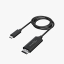 Porodo Blue Type-C To HDMI Ultra HD Cable (2M)