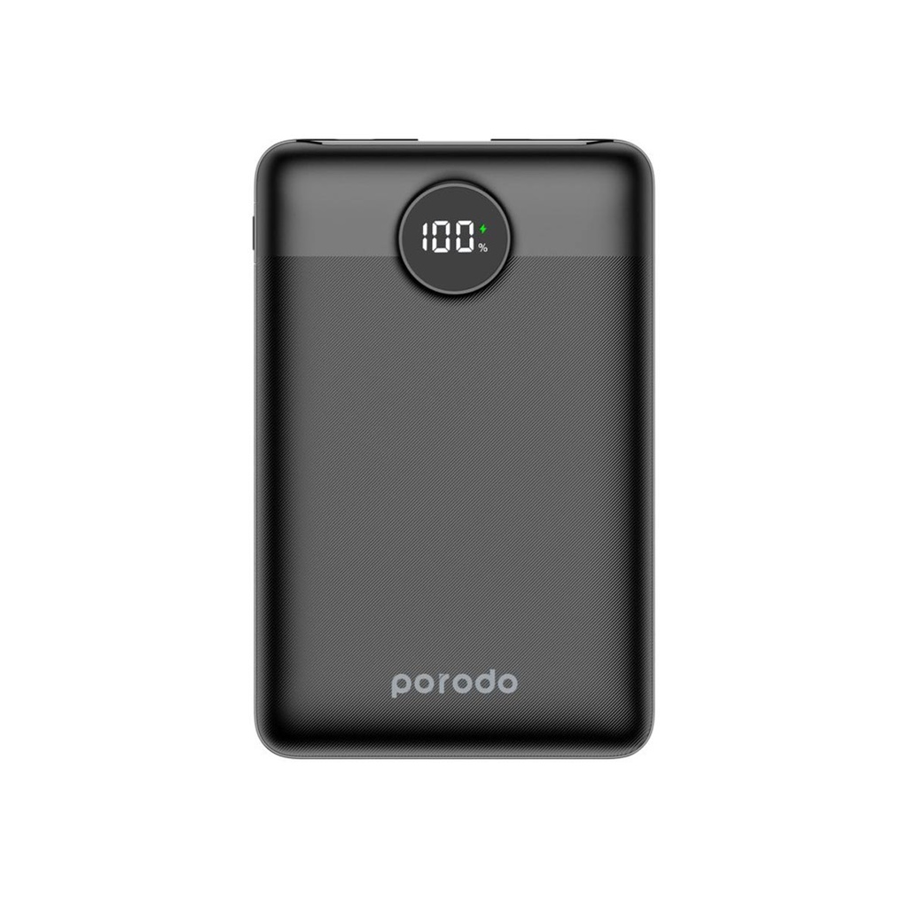 Porodo Super Slim 20W PD & QC3.0 Power Bank 10000mAh With 2 Output Fast Charging