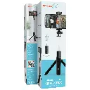 Porodo Blue FlexiTripod Selfie Stick With Foldable Tripod - Black11.webp