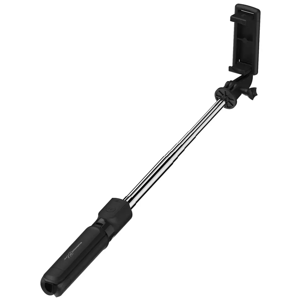 Porodo Blue FlexiTripod Selfie Stick With Foldable Tripod - Black2.webp