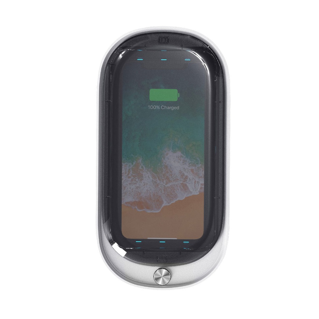 Porodo Lifestyle UV Sanitiser Hub with Wireless Charging 15W - White