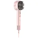Porodo 2-In-1 Hair Dryer & Straightener Brush with Smart Temperature Control - Pink5.webp