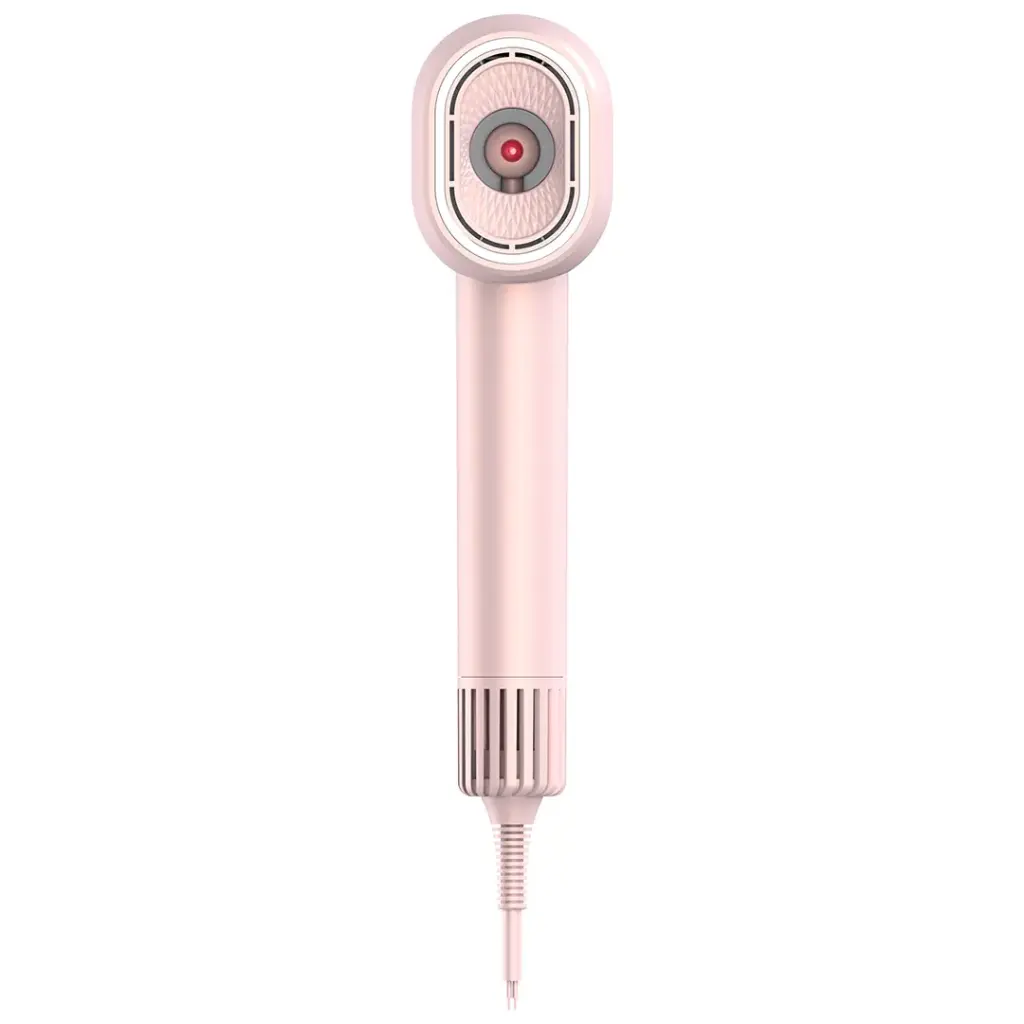 Porodo 2-In-1 Hair Dryer & Straightener Brush with Smart Temperature Control - Pink7.webp