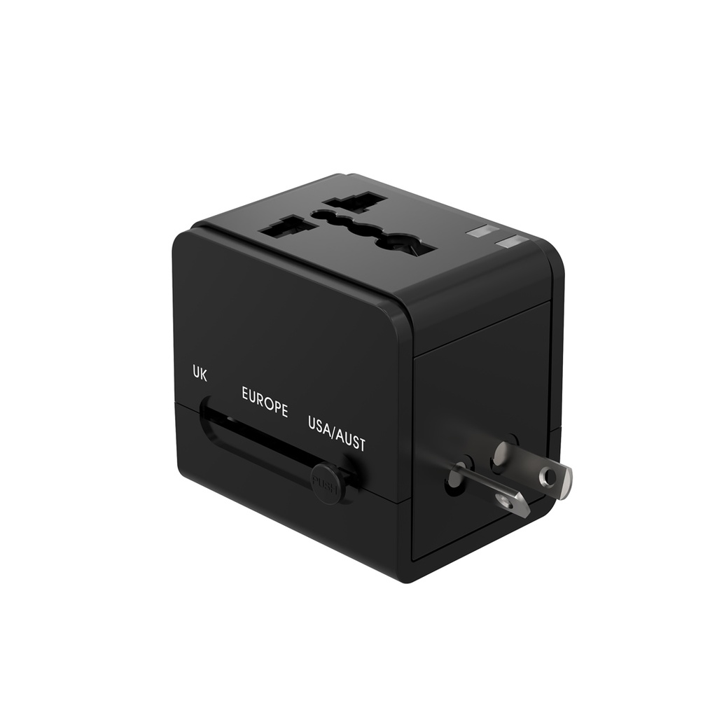 Porodo Blue Dual USB Universal Charger 