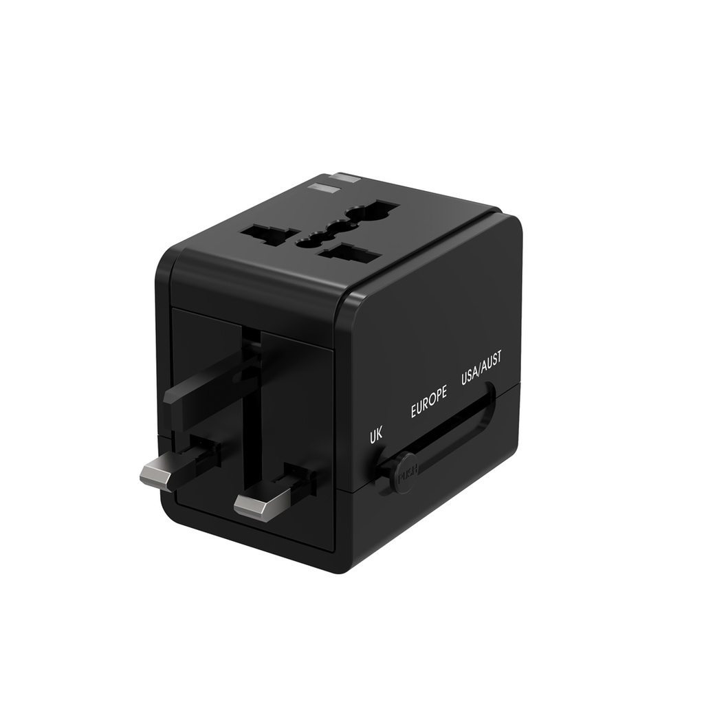 Porodo Blue Dual USB Universal Charger 