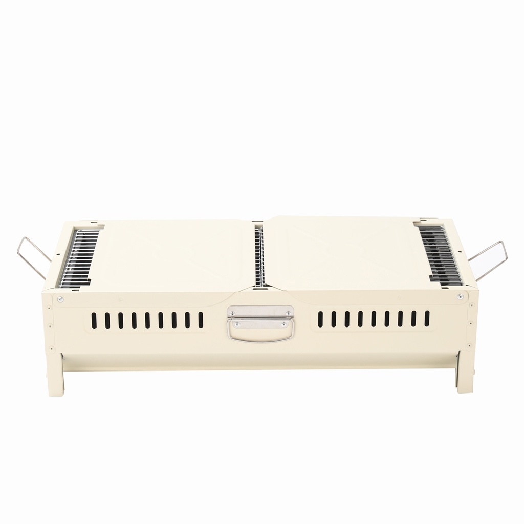 Porodo Lifestyle Camping Portable Charcoal Grill/Carbon Oven - White
