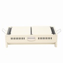 Porodo Lifestyle Camping Portable Charcoal Grill/Carbon Oven - White
