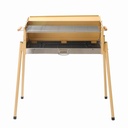 Porodo Lifestyle Camping Portable Charcoal Grill/Carbon Oven - Light Brown