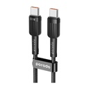 Porodo 50W Dual Port Car Charger PD 20W QC 30W with C to C Cable - Black