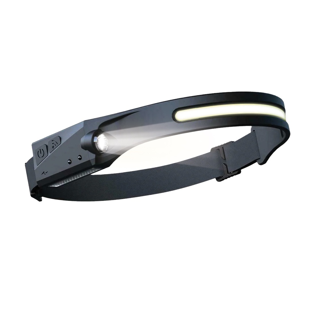 Porodo LifeStyle Outdoor Lightbar Headlamp with Motion Sensor - Black/Grey