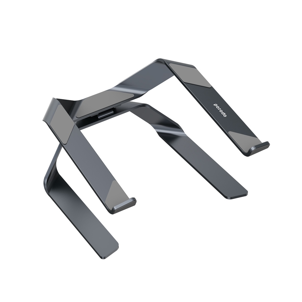 Porodo Holders & Stand Adjustable Laptop Stand 150 Degree Adjustable Angle Grey [PD-A150RALS-GY]