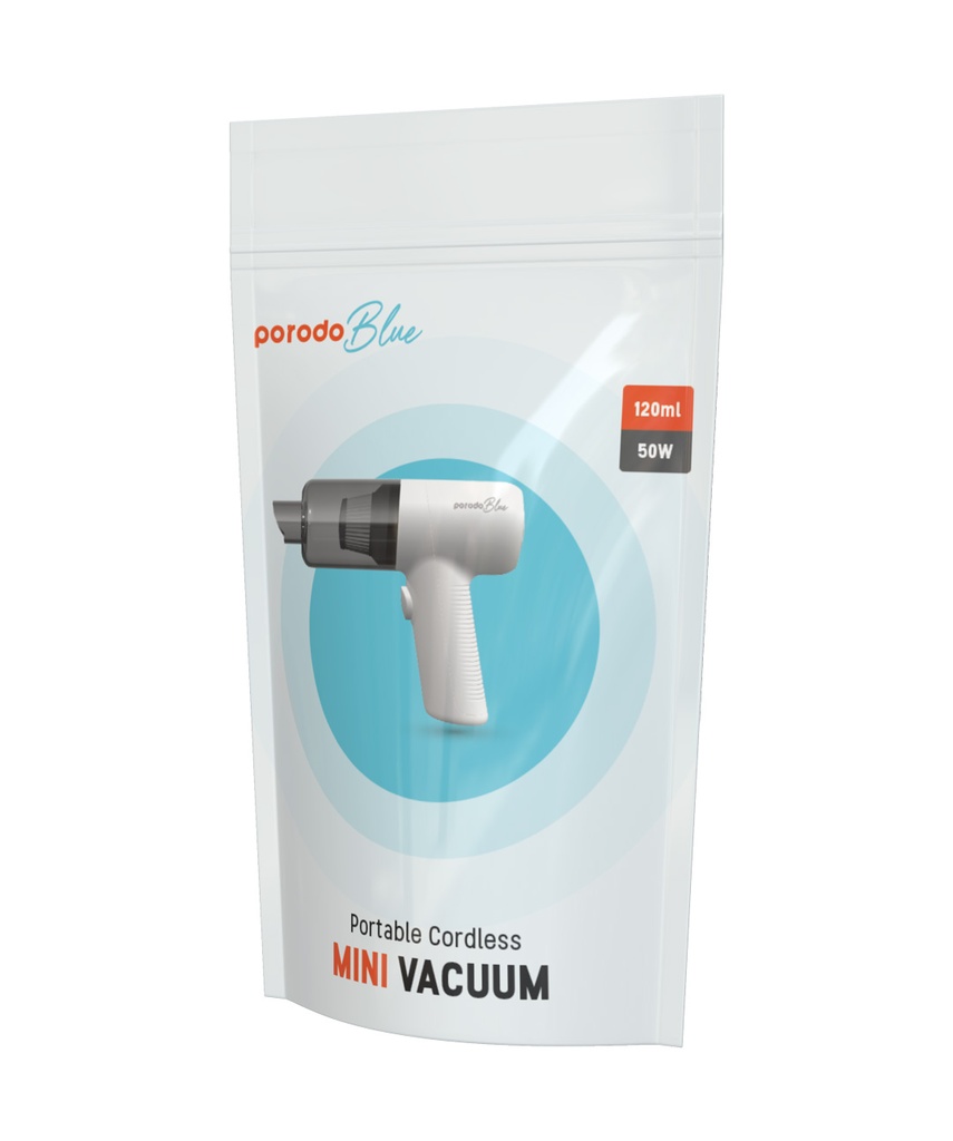 Porodo Blue 50W Portable Vacuum Cleaner