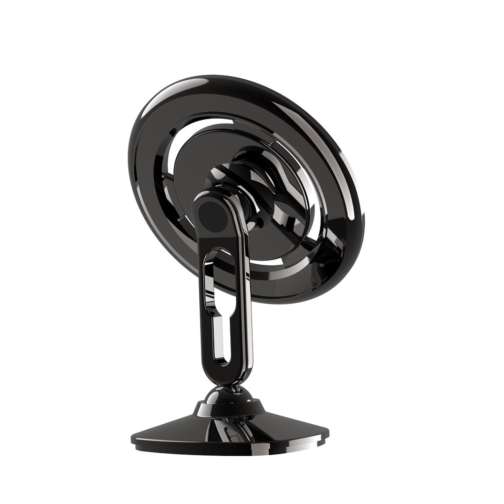 Porodo Holders & Stand Stereoscopic Magnetic Car Mount Adjustable viewing Angle Black [PD-SRMCMCR-BK]