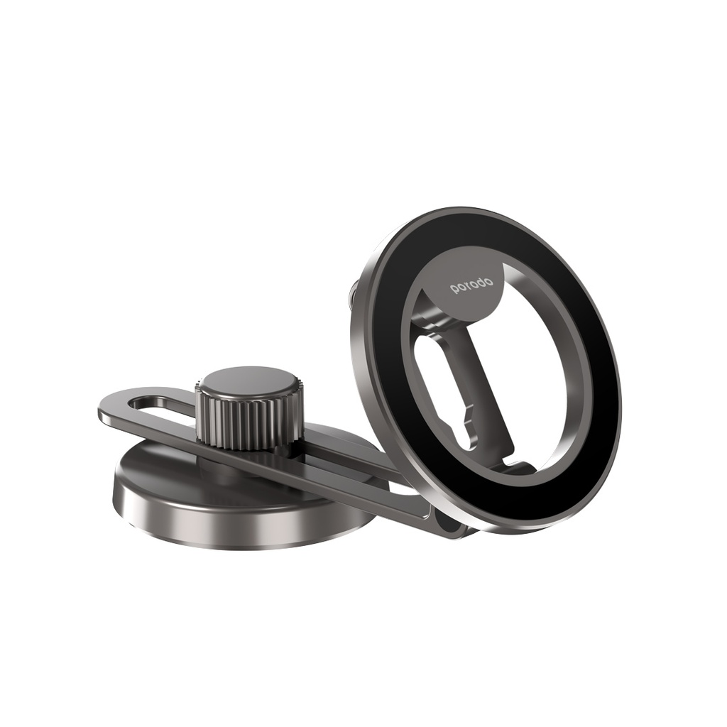 Porodo Holders & Stand Magesafe Magnet Mount Double Folding Black [PD-MGMDFR-BK]