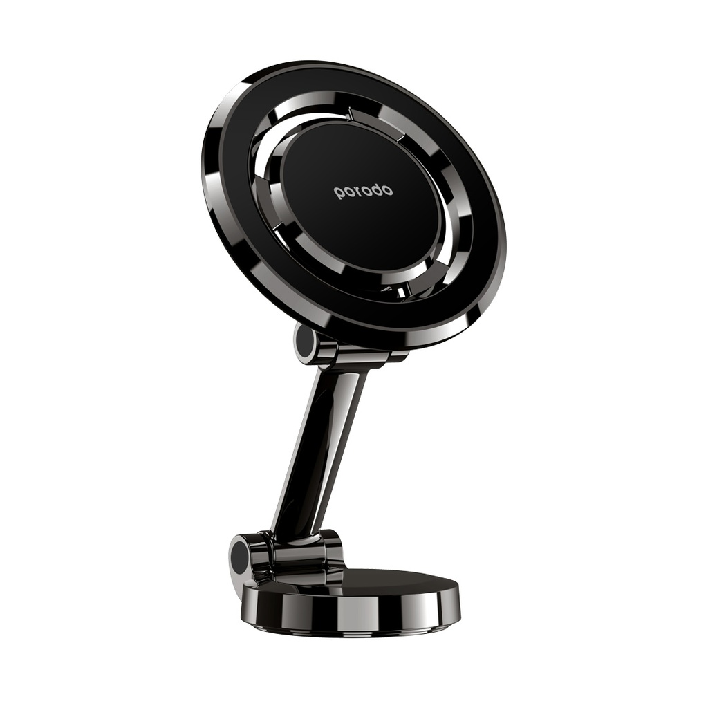 Porodo Holders & Stand Magnetic Car Mount Folding Design Black [PD-UMGRDFR-BK]