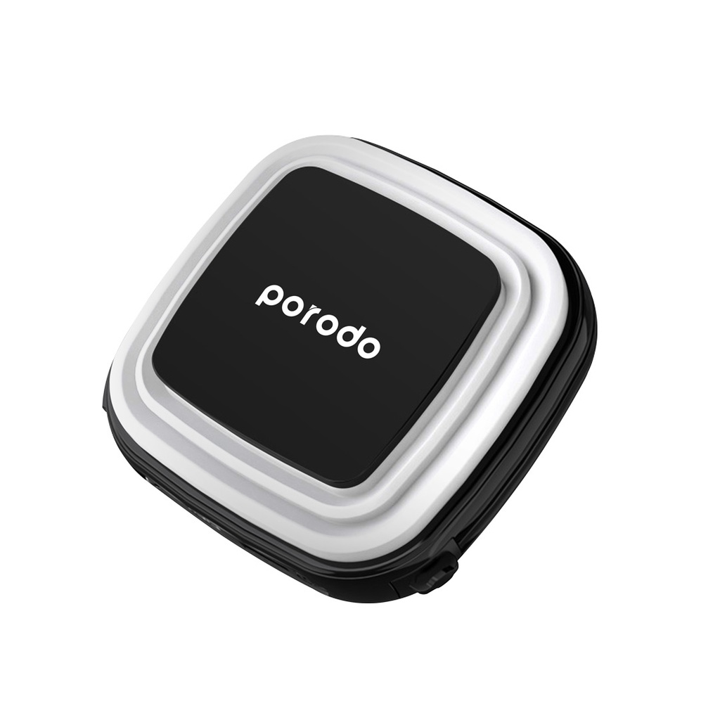Porodo Power Bank 10000mAh Power Bank Integrated Lighting Black [PD-PBFCH030-BK]