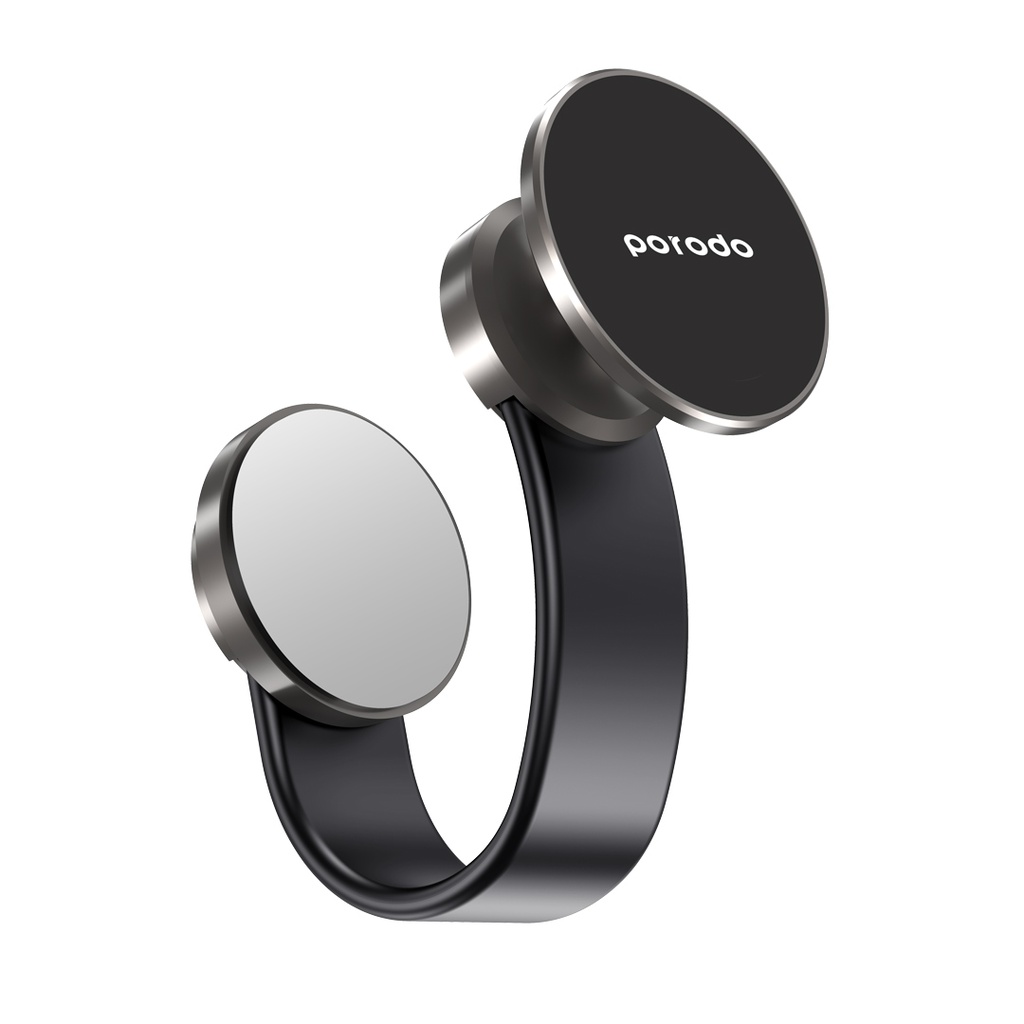 Porodo Holder & Stand Magesafe Car Mount Suction Base Black [PD-MGHSCM-BK]