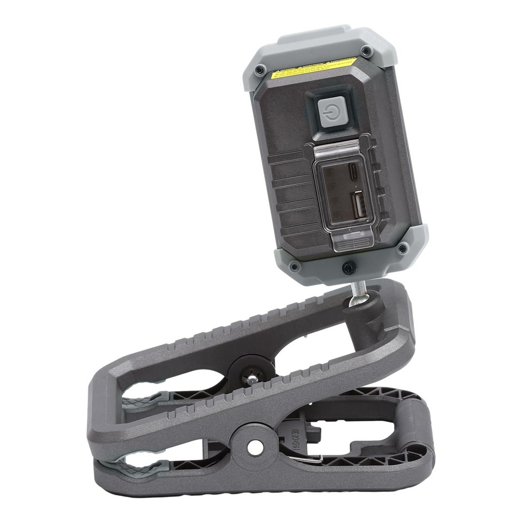 Porodo LifeStyle Flash Ligh & Torch Magnetic Lamp With Power Bank Dust Resistant BlackGrey [PD-LS4KPBCL]